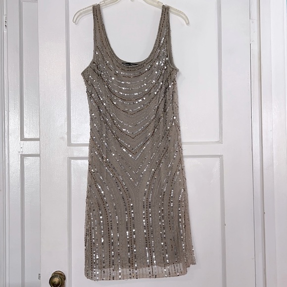 PISARRO NIGHTS Sequined dress - Picture 2 of 8